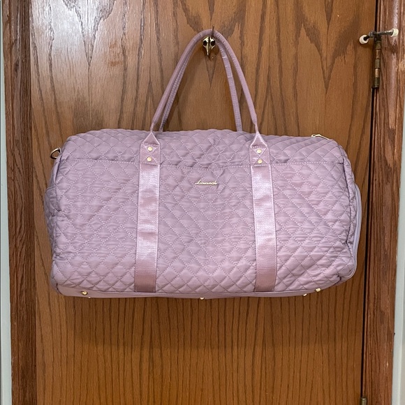 Lovevook Handbags - LOVEVOOK UEC Lavender Quilted Travel Bag Purple Duffel Overnight